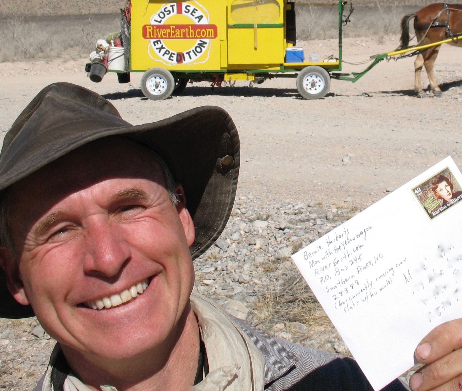 bernie harberts mule wagon tiny home vardo lost sea expedition letter 